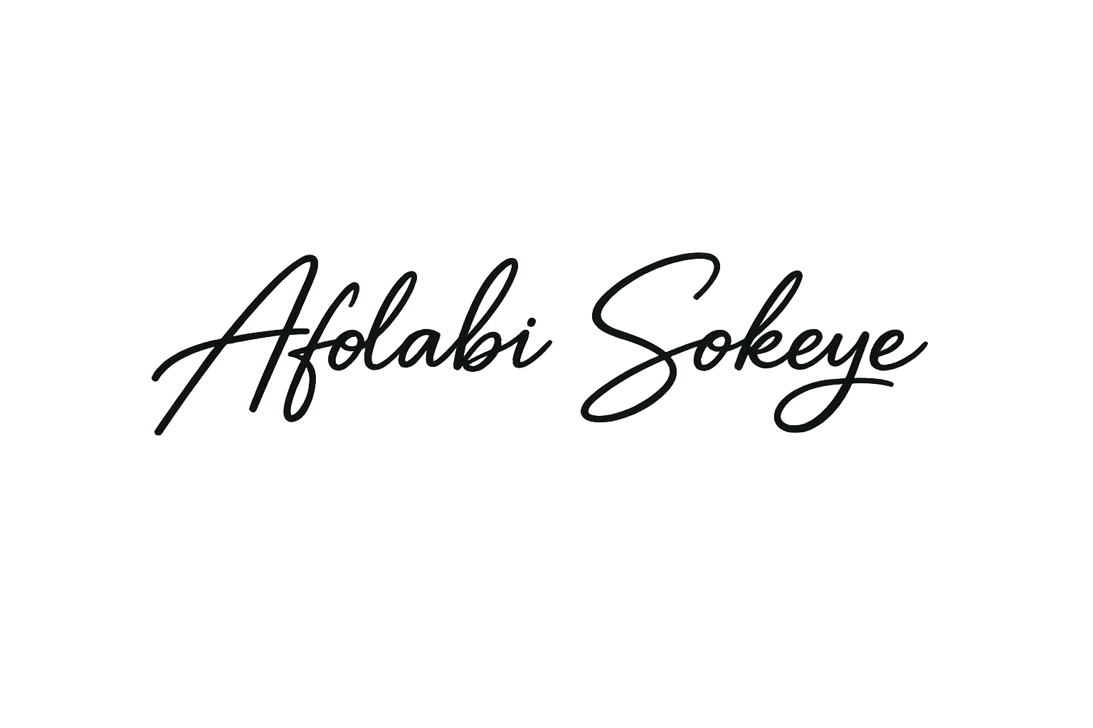 Afolabi Sokeye signature